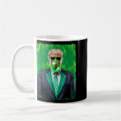 47. Präsident St Patricks Day Irish Trump B Kaffeetasse (Links)