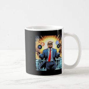 47. Präsident Trump Crypto Hodler Münze Btc Sol Xr Kaffeetasse