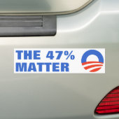 47 Prozent-Angelegenheit Obama 2012 Autoaufkleber (Auf Auto)