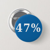 47 Prozent-Knopf Button (Vorne & Hinten)