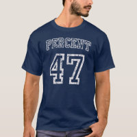 47 Prozent lustiges Romney Sprachet-shirt