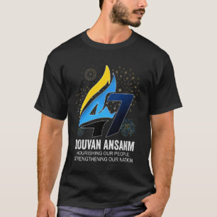 47. St. Lucia Unabhängigkeitstag-Feier, Jahrestag T-Shirt