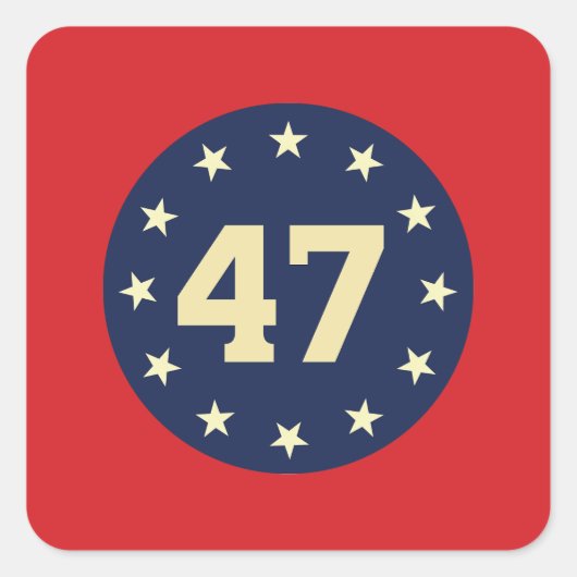 "47" STICKER (Vorderseite)