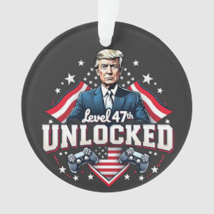 47. Stufe des unverschlossenen Trump-Won-Inagurati Ornament