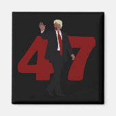 47 TRUMP 2024 MAGNET (Vorne)