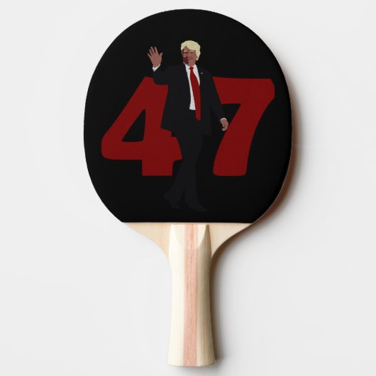 47 TRUMP 2024 TISCHTENNIS SCHLÄGER (Rückseite)