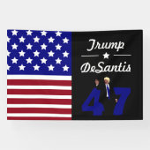 47 Trump Desantis 2024 Banner (Horizontal)