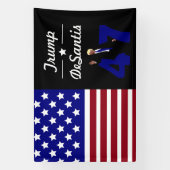 47 Trump Desantis 2024 Banner (Vertikal)