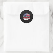 47 Trump Drill Baby Drill Amtseinführung USA Ameri Runder Aufkleber (Tasche)