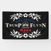 47 Trump Flynn 2024 Banner (Horizontal)