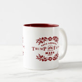 47 Trump Flynn 2024 Zweifarbige Tasse (VorderseiteRechts)
