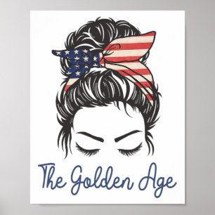 47 Trump Goldenes Zeitalter Amtseinführung USA Ame Poster