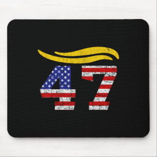47 Trump Haar Vintage  Mousepad