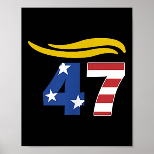47 Trump Hair _1 Poster (Vorne)