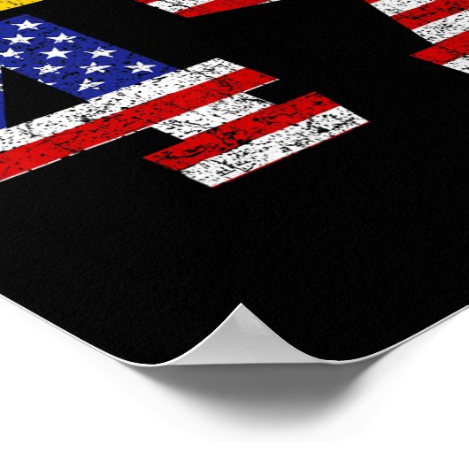 47 Trump Hair Vintag Poster (Ecke)