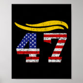 47 Trump Hair Vintag Poster (Vorne)