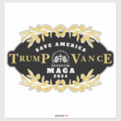 47 Trump J. D. Vance 2024 Aufkleber (Blatt)