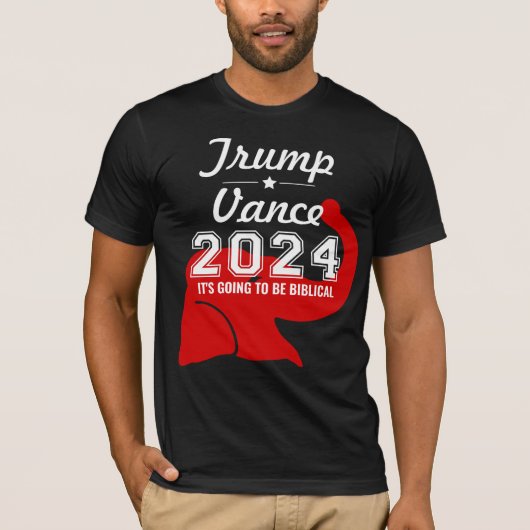 47 Trump J. D. Vance 2024 T-Shirt (Vorderseite)