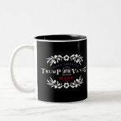 47 Trump J. D. Vance 2024 Zweifarbige Tasse (Links)