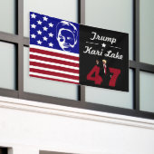 47 Trump Kari Lake 2024 Banner (Äußeres Gebäude)