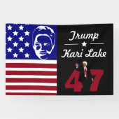 47 Trump Kari Lake 2024 Banner (Horizontal)