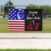47 Trump Kari Lake 2024 Banner (Insitu)