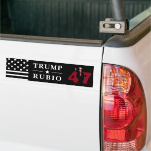 47 Trump Rubio 2024 Autoaufkleber