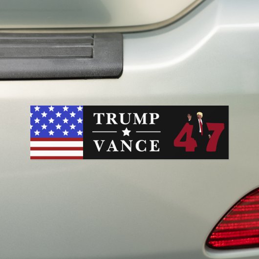 47 Trump Vance 2024 Autoaufkleber (Auf Auto)