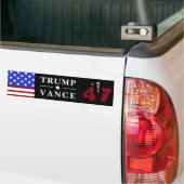 47 Trump Vance 2024 Autoaufkleber (Auf Lkw)