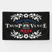 47 Trump Vance 2024 Banner (Horizontal)