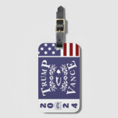 47 Trump Vance 2024 Gepäckanhänger (Vorderseite Vertikal)