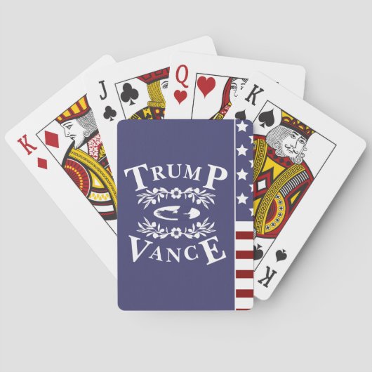47 Trump Vance 2024 Spielkarten (Rückseite)