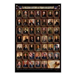 47 US-Präsidenten Donald Trump Portrait Poster