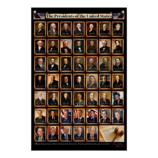 47 US-Präsidenten Donald Trump Portrait Poster