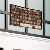 47 US-Präsidenten mit Donald Trump Outdoor Banner (Äußeres Gebäude)