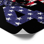 47 Wir, die Menschen Trump 2024 stehen mit amerika Poster (Ecke)