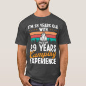 47 Year Old Camper Mountains Camping 47 Birthday g T-Shirt (Vorderseite)