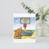 4833_cat_Cartoon Postkarte (Stehend Vorderseite)
