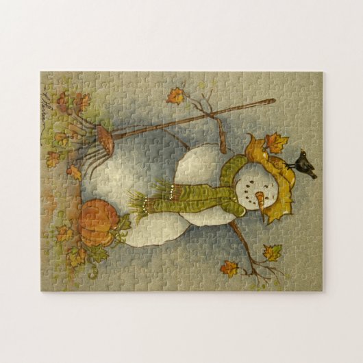 4878 Harvest Snowman Puzzle (Horizontal)