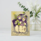 4882 Schneemänner Weihnachten (Stehend Vorderseite)