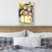 4882 Schneemänner Weihnachten Leinwanddruck (Insitu (Schlafzimmer))