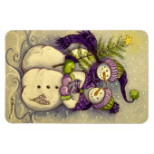 4882 Schneemänner Weihnachten Magnet (Horizontal)