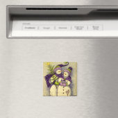 4882 Schneemänner Weihnachten Magnet (In Situ (Geschirrspüler))