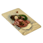 4886 Snowman Wreath-Kardinal Magnet (Rechte Seite)