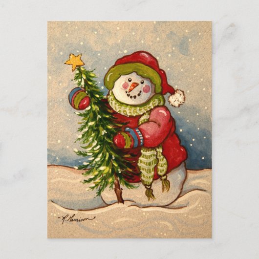 4889 Weihnachten im Schneemann (Vorderseite)