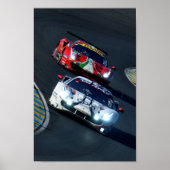 488 GTE EVO 24 Stunden von Le Mans 2022 Poster (Vorne)