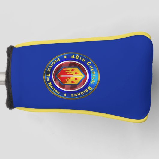 48. Chemische Brigade "Proven in Battle" Golf Headcover (Vorderseite)