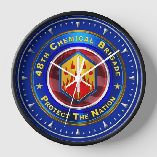 48. Chemische Brigade Uhr (Vorderseite)