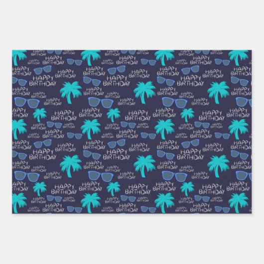 48 cm x 73 cm, Matte Geschenkpapier Set (Vorderseite)