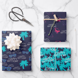 48 cm x 73 cm, Matte Geschenkpapier Set